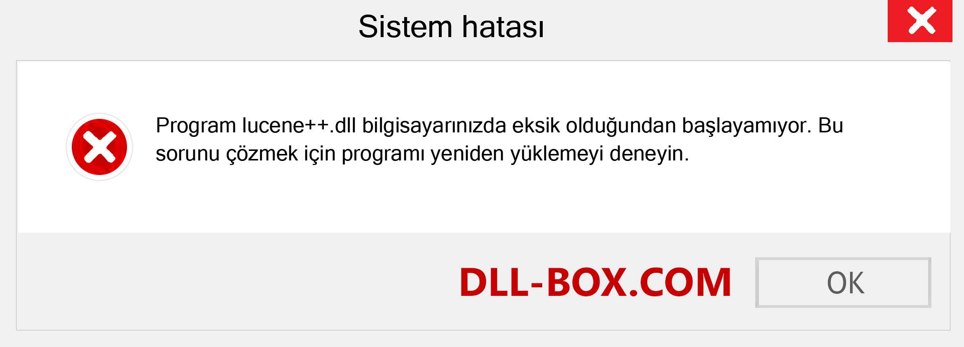 lucene++.dll dosyası eksik mi? Windows 7, 8, 10 için İndirin - Windows'ta lucene++ dll Eksik Hatasını Düzeltin, fotoğraflar, resimler